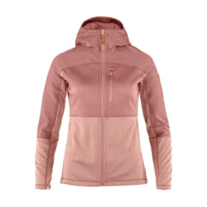 Fjallraven W Abisko Trail Fleece Chalk Rose-Dusty Rose