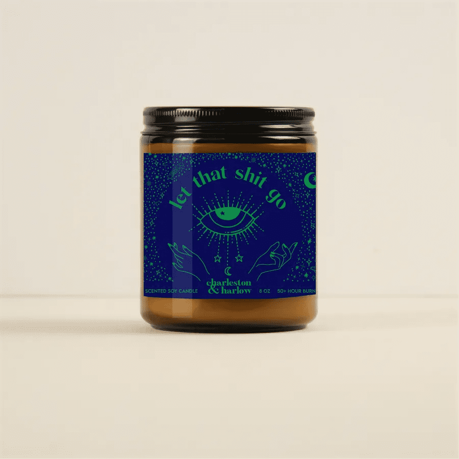 Charleston & Harlow Let That Shit Go - Cranberry Pear Bellini Soy Wax Candle