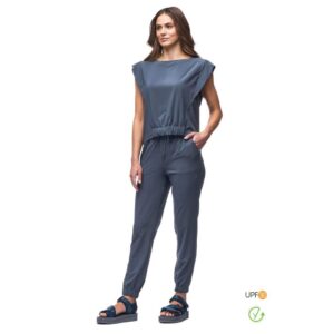 Indyeva Lastik Reg Waist Slim Fit Jogger Obscure