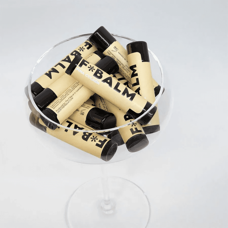 Charleston & Harlow F*BALM COCKTAIL Pina Colada Lip Balm - Image 2