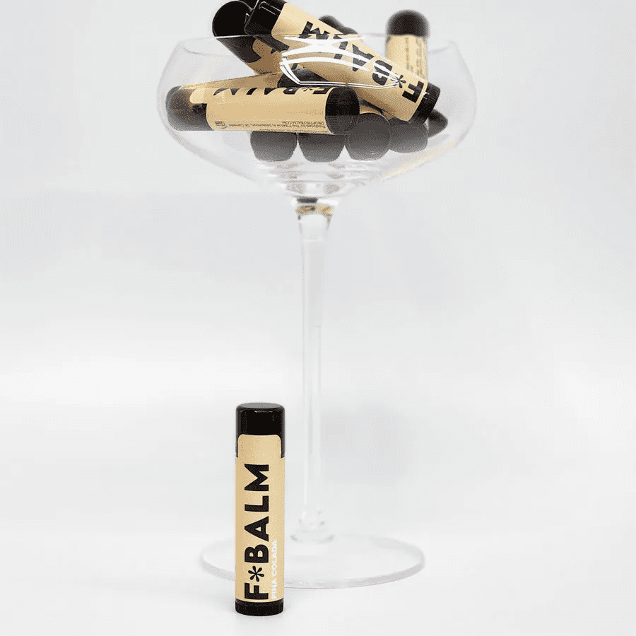 Charleston & Harlow F*BALM COCKTAIL Pina Colada Lip Balm - Image 3