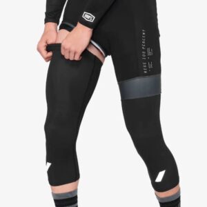 100% Exceeda Knee Warmers/Sleeves, Black