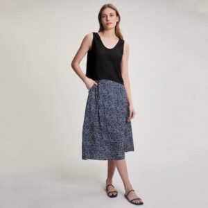 FIG Tropea Sleeveless Top - Black