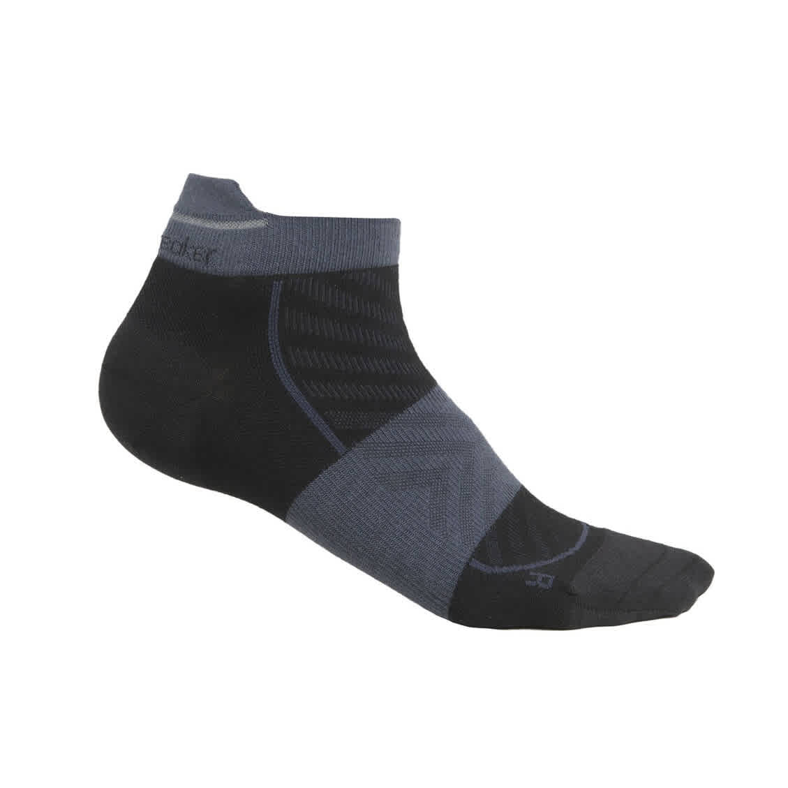 Icebreaker W Merino Blend Run+ Ultralight Micro Black/Graphite