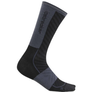Icebreaker M Merino Blend Run+ Ultralight Crew Black/Graphite