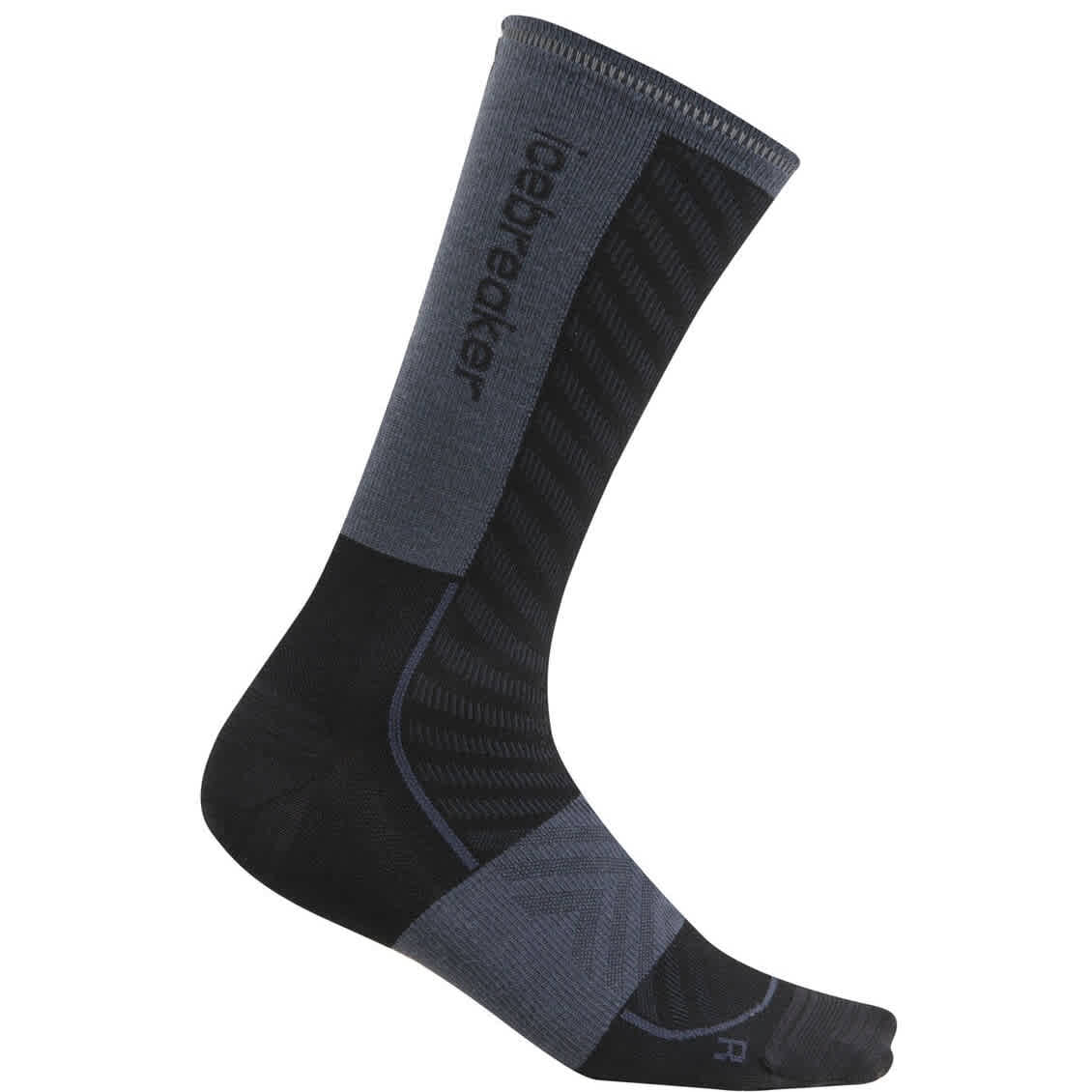Icebreaker M Merino Blend Run+ Ultralight Crew Black/Graphite