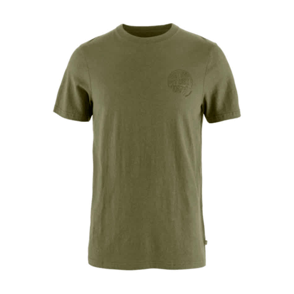 Fjallraven M Hemp Blend Out Here T-shirt Green