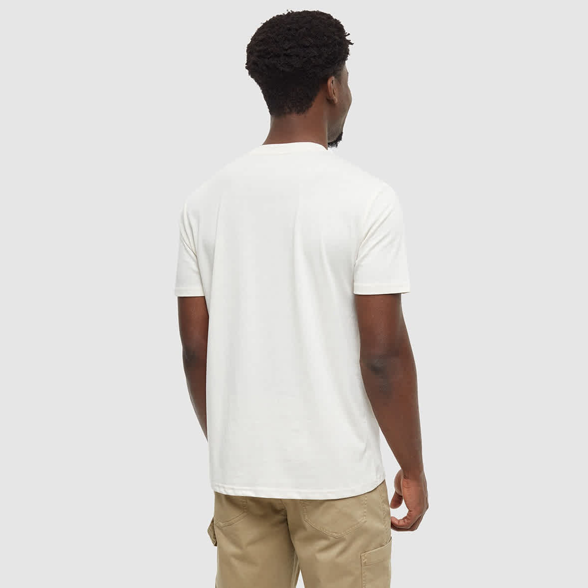 tentree M Urban Skyline Tee Undyed/Misted Yellow - Image 3