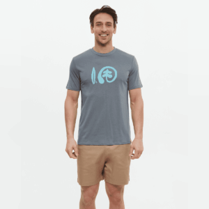 tentree M Seaforestation Logo Tee Anchor /Sea Blue