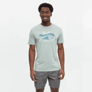 tentree M Breaker Tee Oasis/Arctic