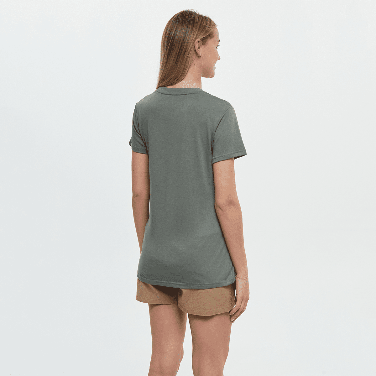 tentree W Plant Tee Agave Green/Meteorite - Image 2