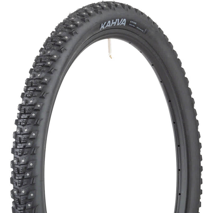 45NRTH Kahva Tire - 27.5 x 2.1, Tubeless, Folding, Black, 60 TPI, 240 Concave Carbide Studs