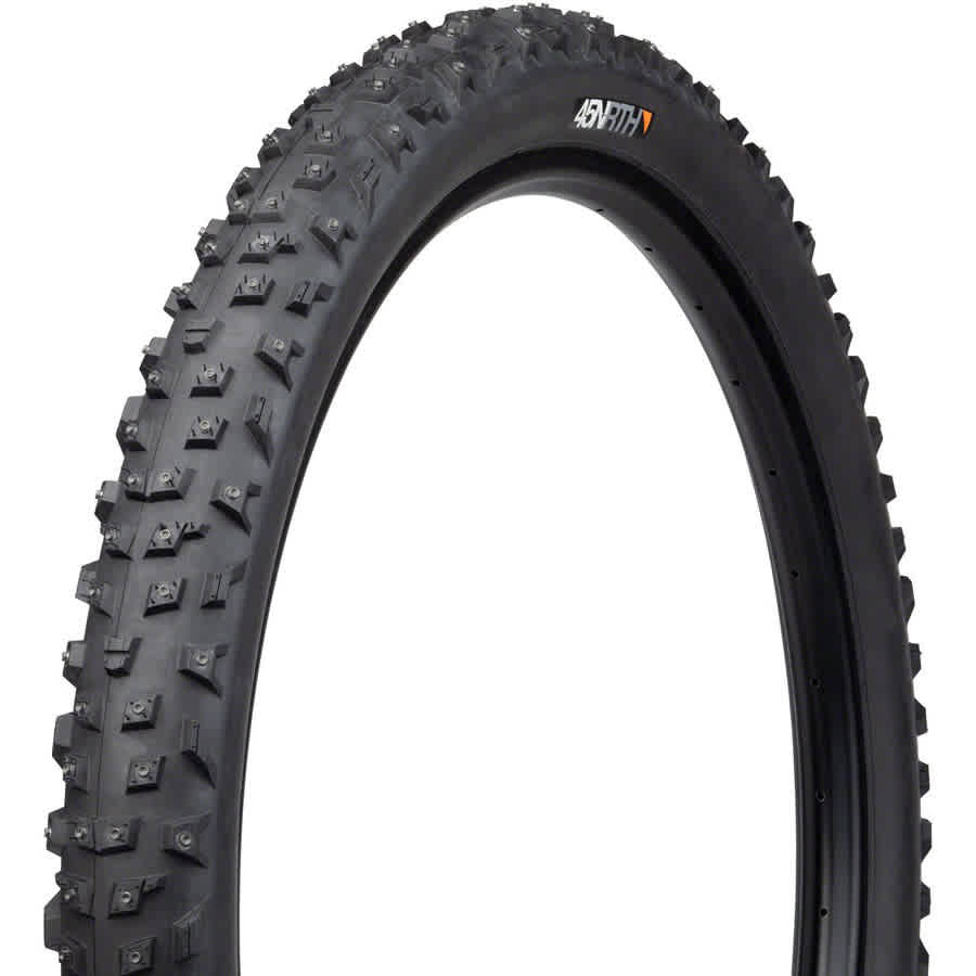 45NRTH Wrathchild Tire - 29 x 2.6, Tubeless, Folding, Black, 120 TPI, 252 XL Concave Carbide Aluminum Studs
