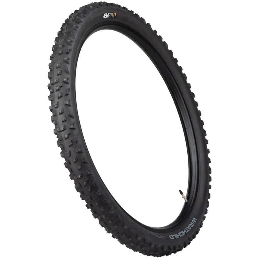 45NRTH Wrathchild Tire - 29 x 2.6, Tubeless, Folding, Black, 120 TPI, 252 XL Concave Carbide Aluminum Studs - Image 3
