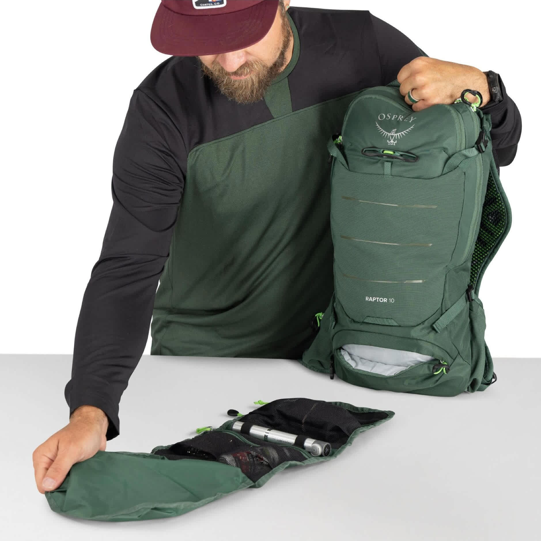 Osprey Raptor 10 w/Res Tundra Green OS - Image 6