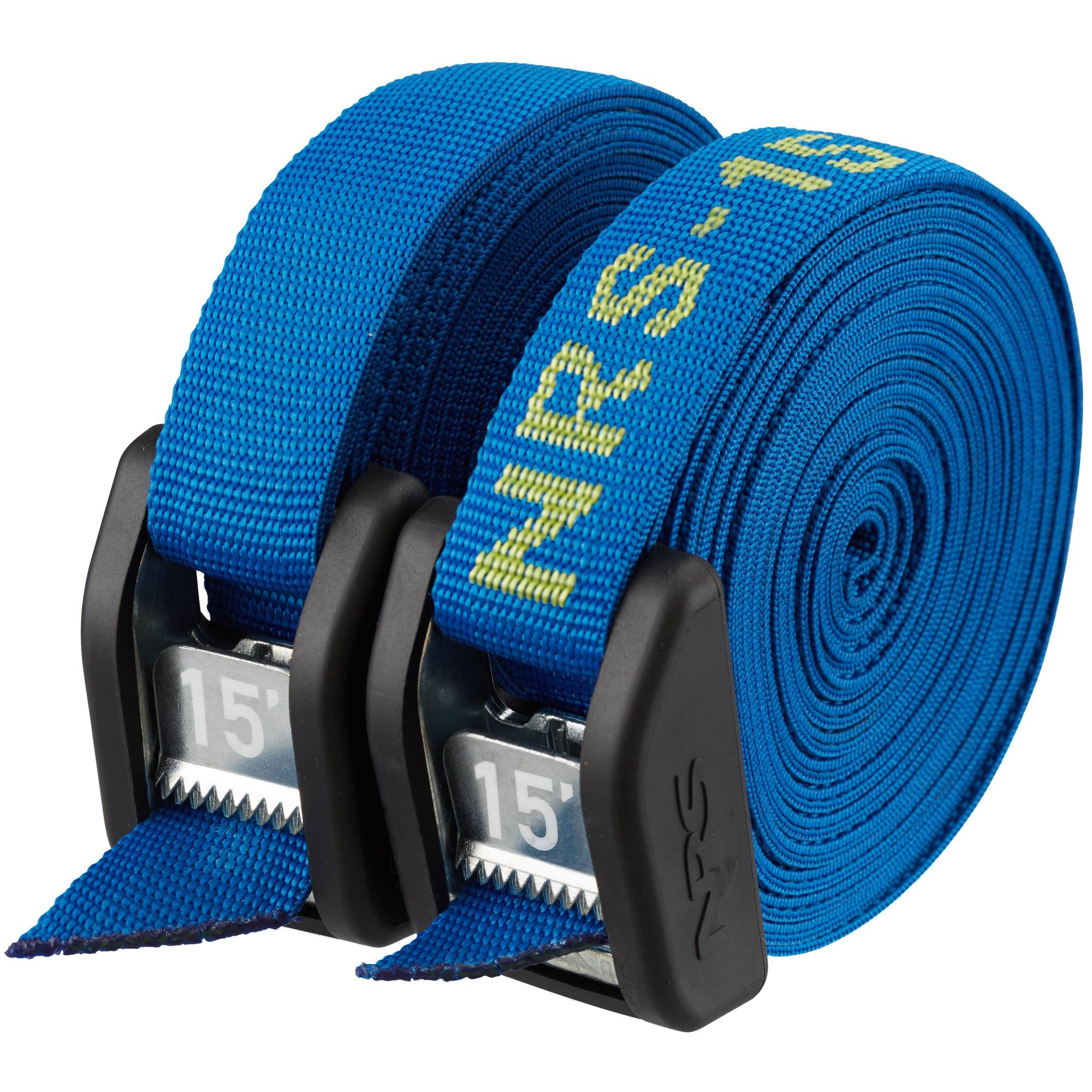 NRS Buckle Bumper Straps Size: 15' Pair, Iconic Blue