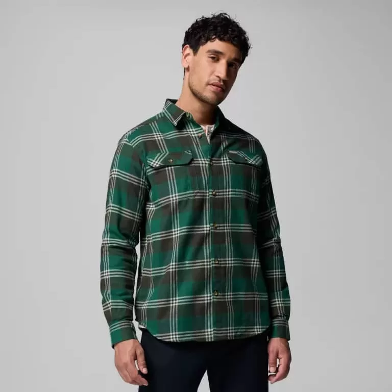 Columbia M Flare Gun Stretch Flannel Rain Forest
