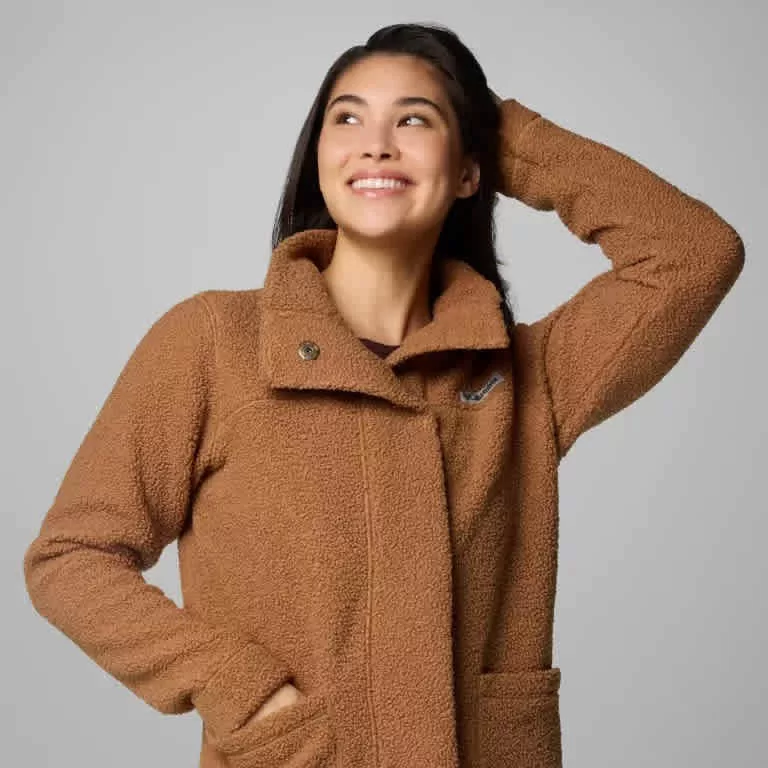 Columbia W Panorama Long Jacket Camel - Image 3