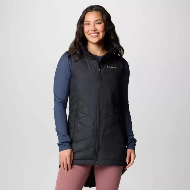 Columbia W Heavenly II Long Vest Black