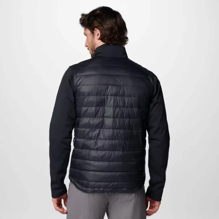 Columbia M Tech Hybrid Softshell Grey /Blk - Image 3