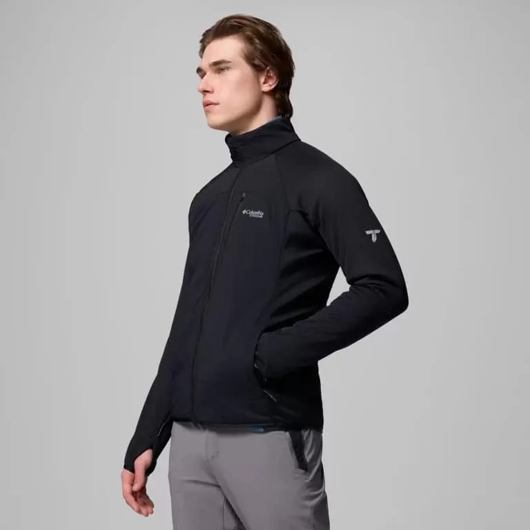 Columbia M Arctic Crest Hybrid Full Zip Black - Image 2