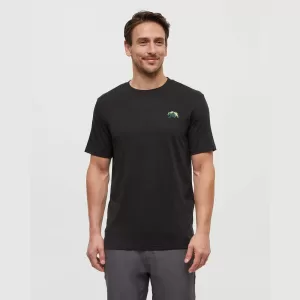 tentree M Regenerative Boreal Bison Tee Meteorite/ Brown