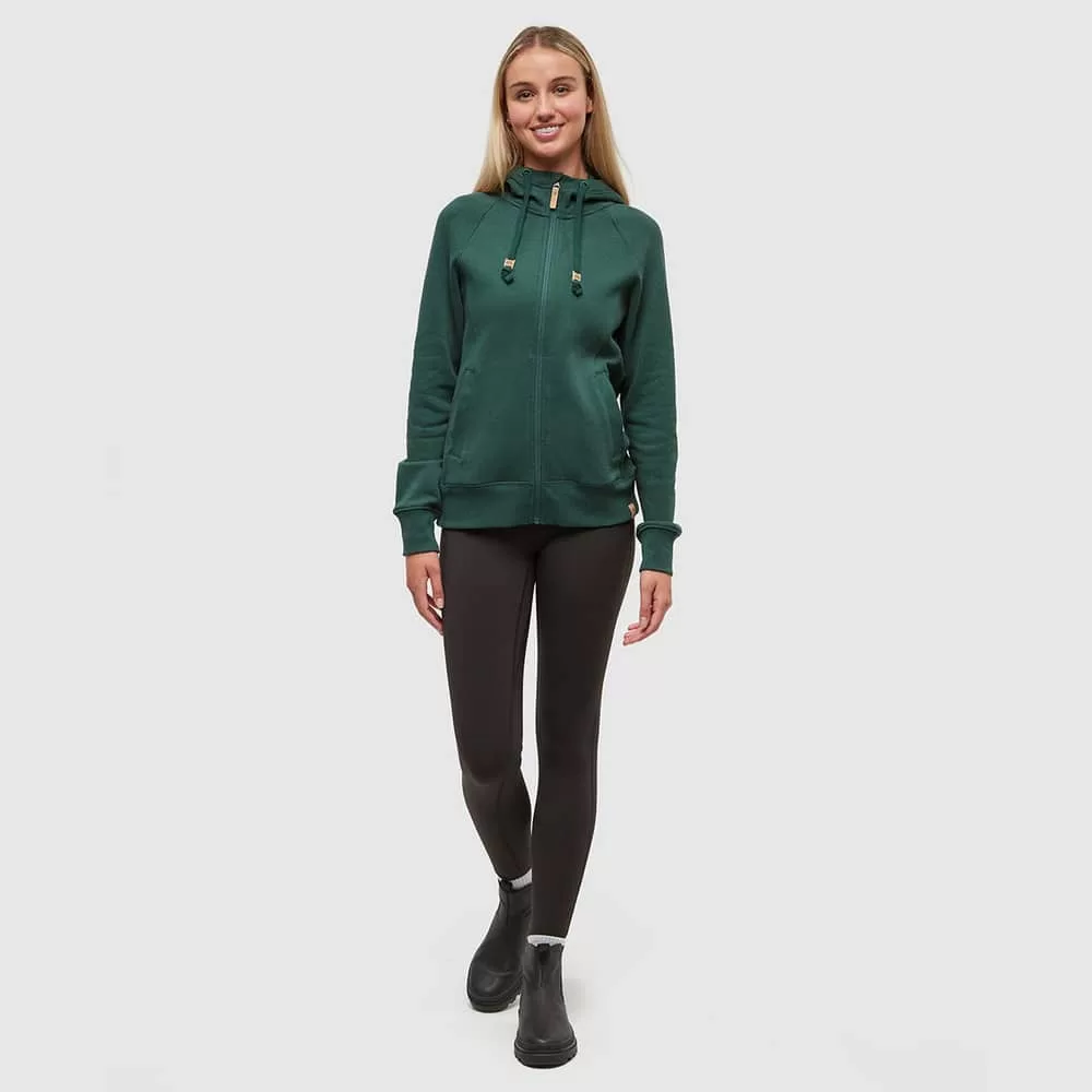 tentree W Elm Zip Hoodie Forest Pine - Image 3