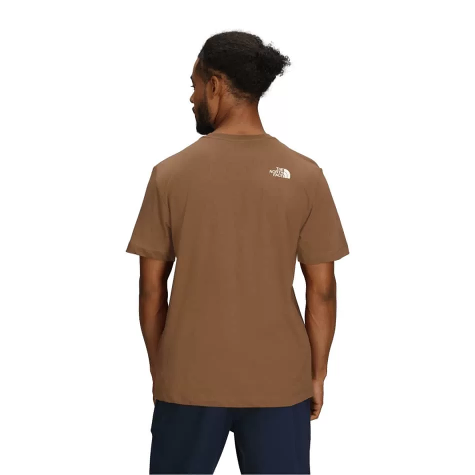 The North Face M Evolution Edge Of Light Tee- Burnt Umber - Image 2