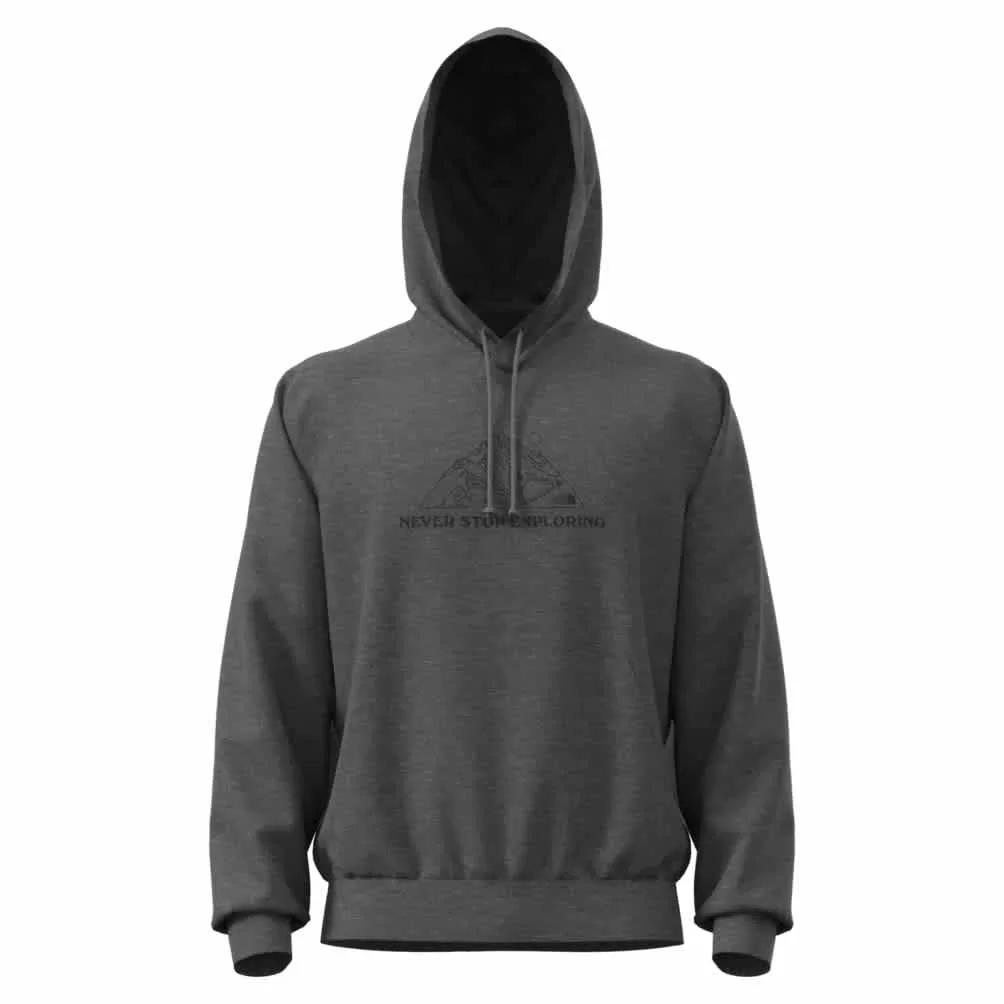The North Face M Evolution MTN Hoodie-Grey Heather