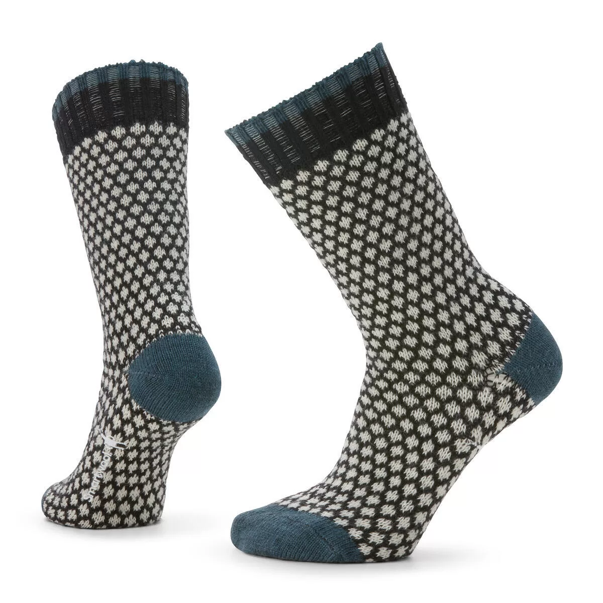 Smartwool Popcorn Polka Dot Crew Socks Black