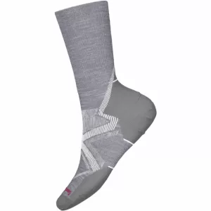 Smartwool W Run Cold Weather Target Cush Crew Gray- White