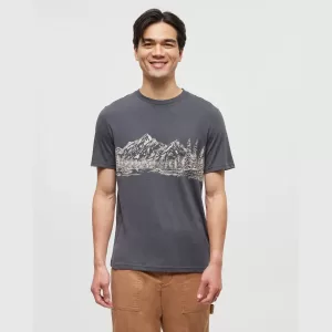 tentree M Mountain Scenic Tee Graphite