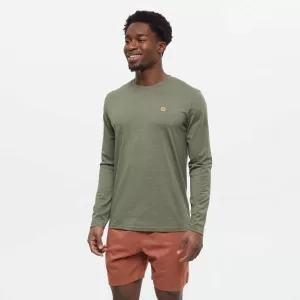 tentree M Baker Longsleeve Olive Heather
