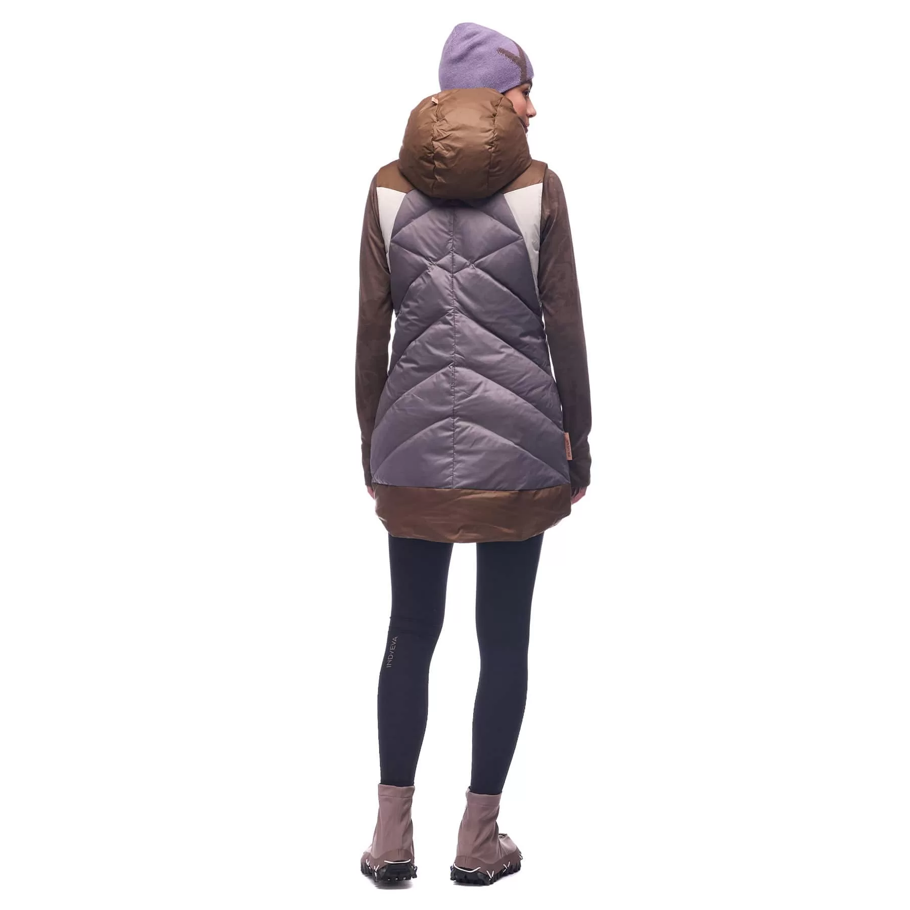 Indyeva Selimut Full Zip Vest Moorland / Dusty Lilac - Image 3