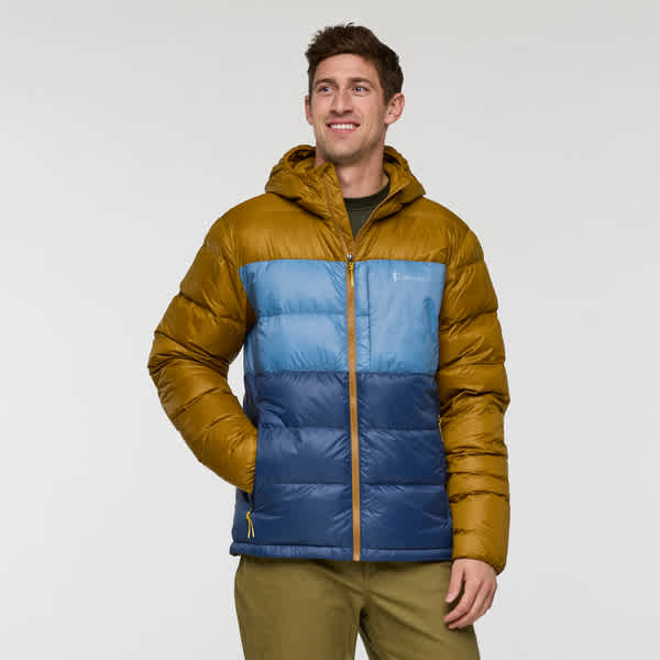 Cotopaxi M Fuego Max Down Hooded Jacket Bronze / Sea