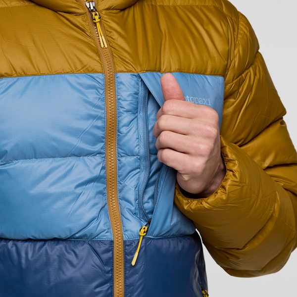 Cotopaxi M Fuego Max Down Hooded Jacket Bronze / Sea - Image 4