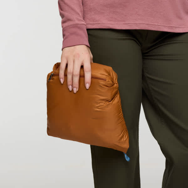 Cotopaxi W Fuego Max Down Hooded Jacket Sienna /Fjord - Image 4