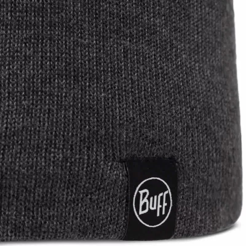 Buff Knitted & Fleece Band Beanie Lilon Short HEATHER GREY - Image 4