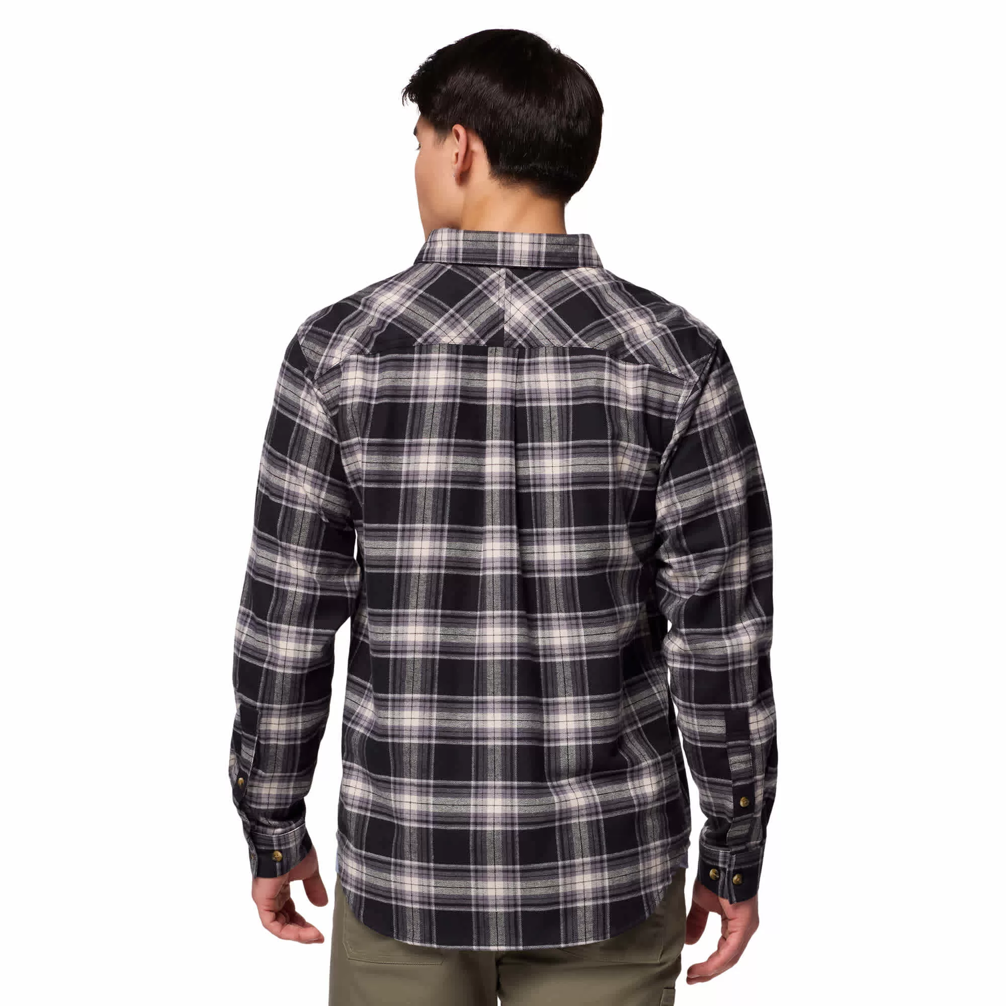Columbia M Flare Gun Stretch Flannel Black Two Lane - Image 3