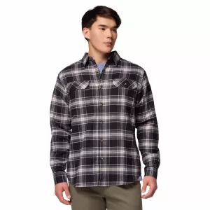 Columbia M Flare Gun Stretch Flannel Black Two Lane