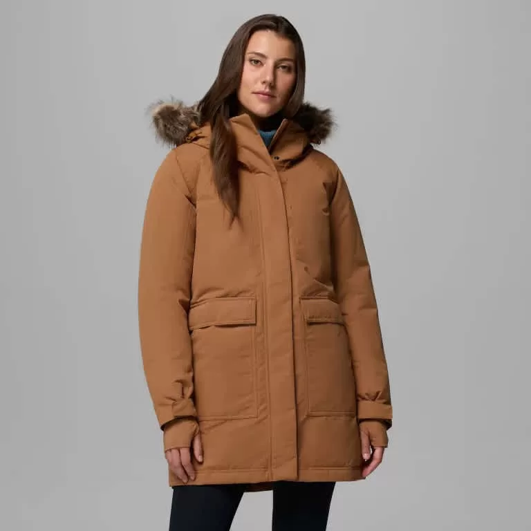 Columbia W Little Si II Insulated Parka Camel Brown