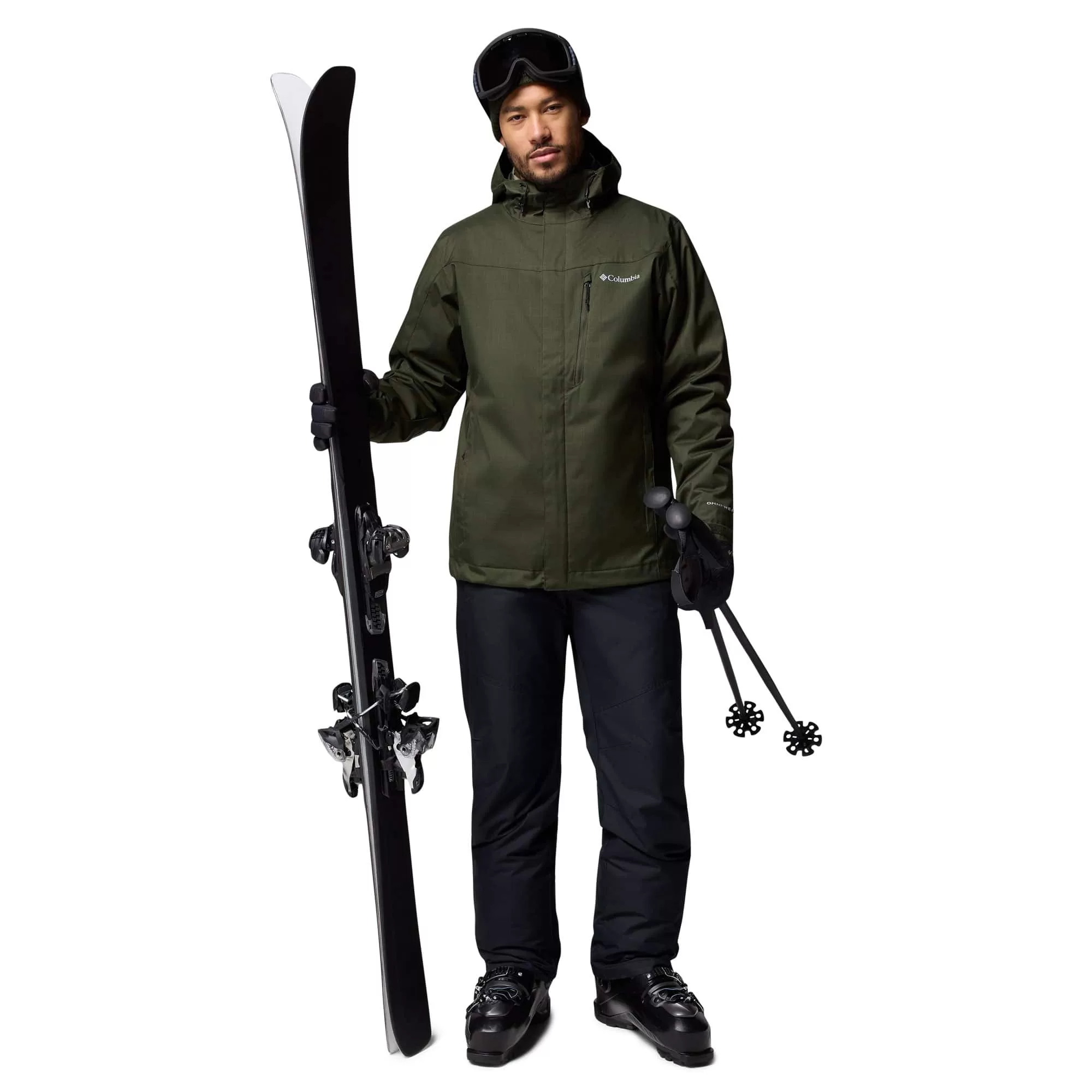 Columbia M Whirlibird V 3 in 1 Jacket Green - Image 4