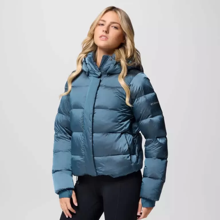 Columbia W Amaze Puff Hooded Jacket Everblue - Image 2