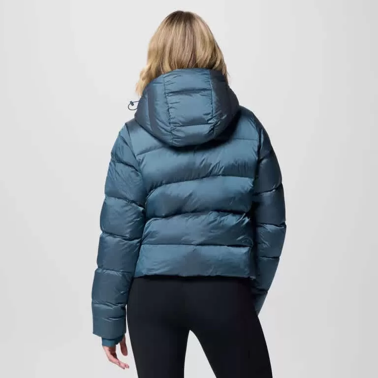 Columbia W Amaze Puff Hooded Jacket Everblue - Image 3