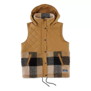 Kavu W Luna Peak Vest - Hilltop Plaid