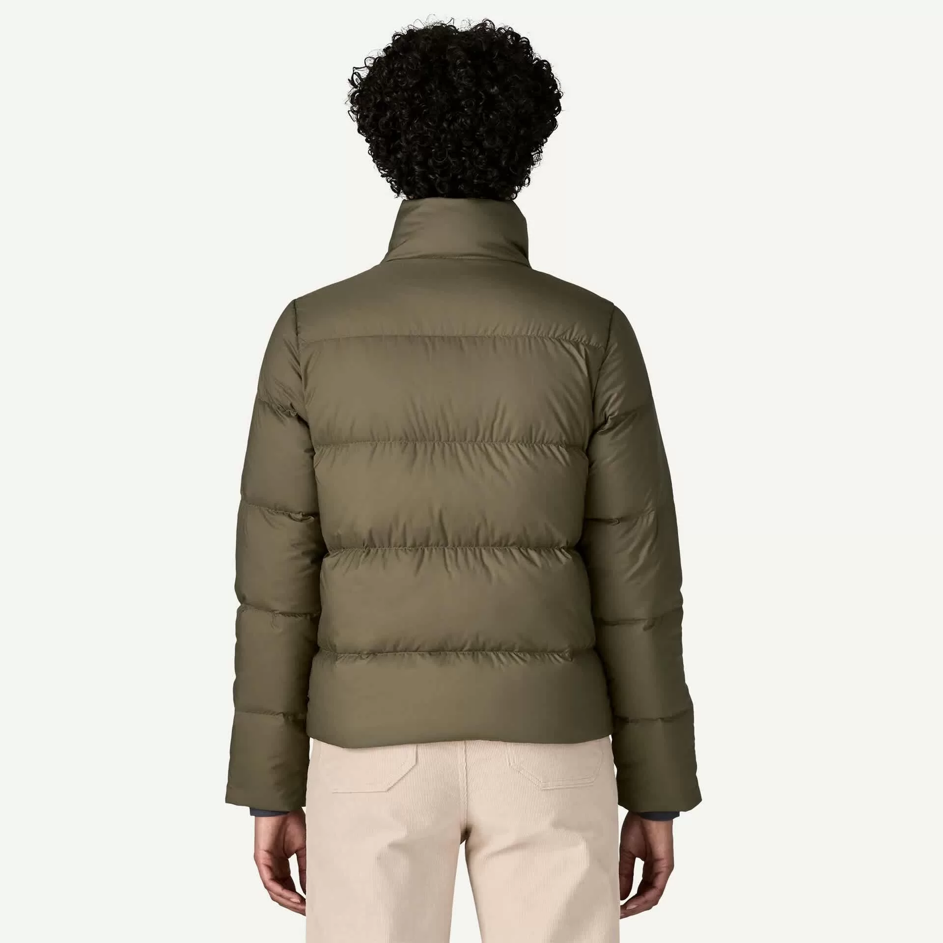 Patagonia W Silent Down Jkt Basin Green - Image 3