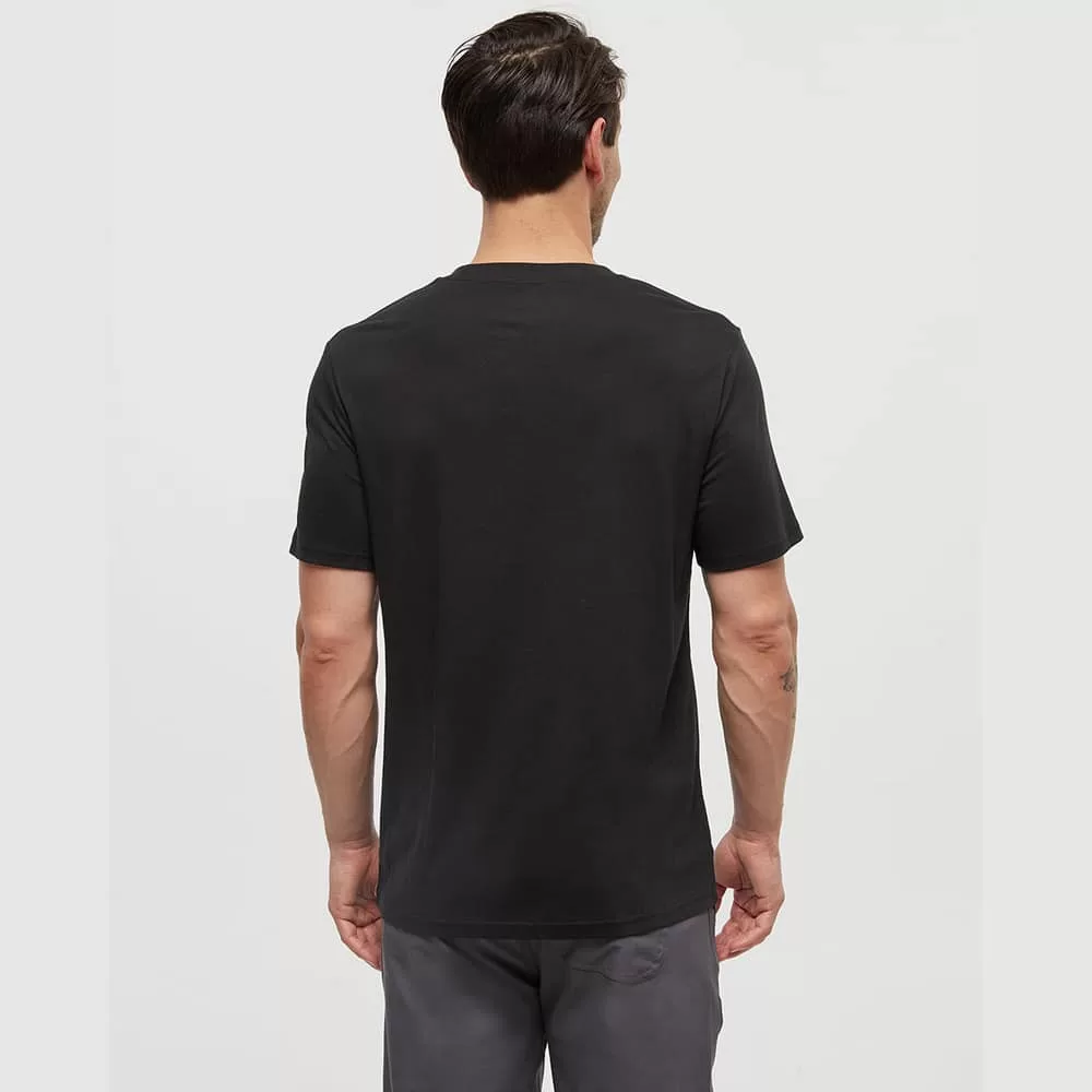 tentree M Regenerative Boreal Bison Tee Meteorite/ Brown - Image 4