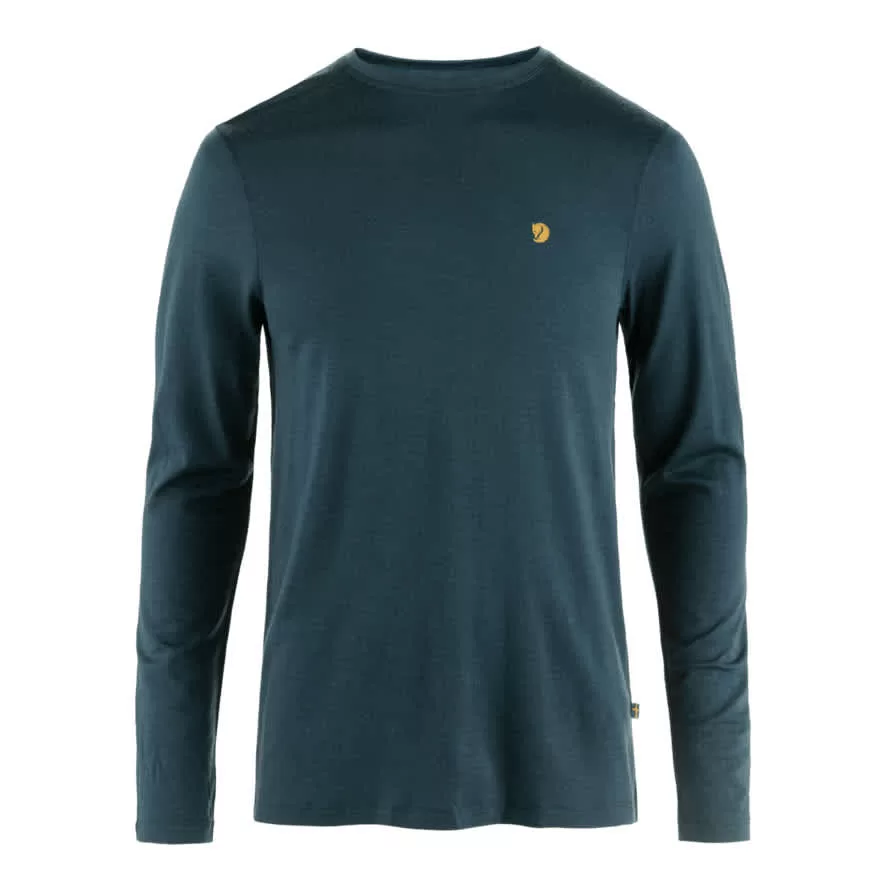 Fjallraven M Bergtagen Merino 190 LS MTN Blue