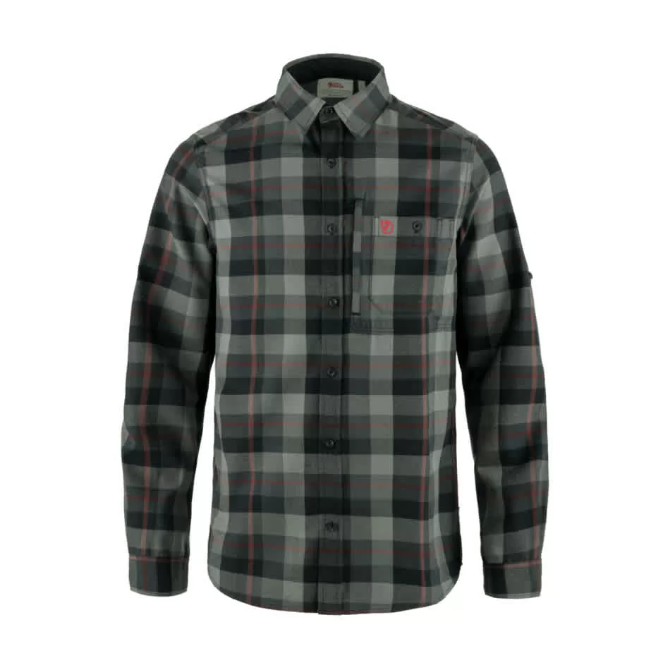 Fjallraven M Fjällglim Shirt Black-Grey