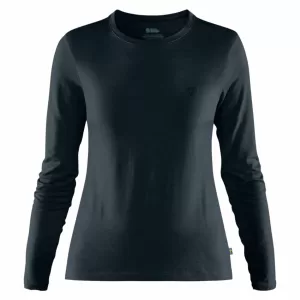 Fjallraven W Abisko Wool LS Dark Navy